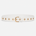 Eyelet wide belt