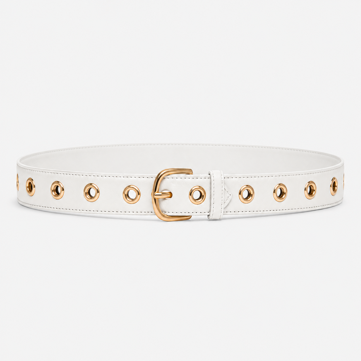 Eyelet wide belt