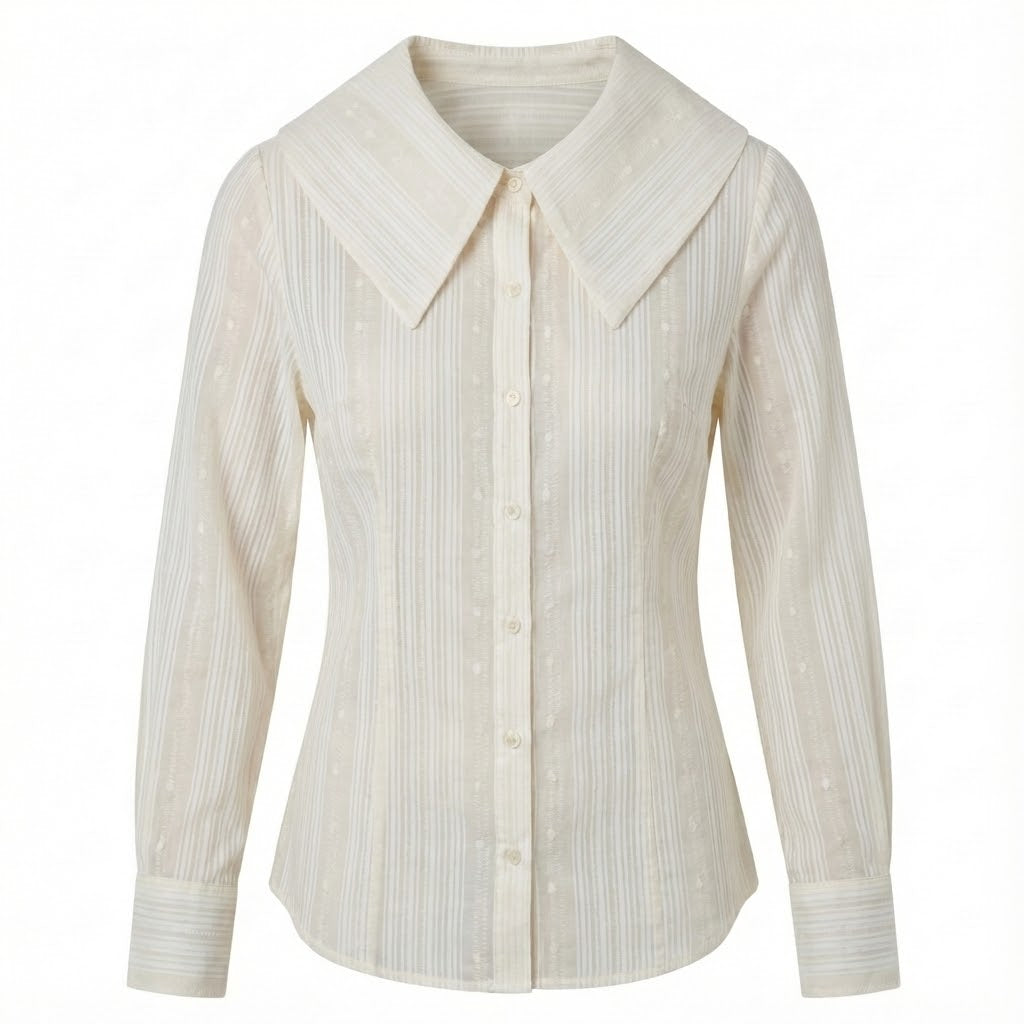 Pattern Collar Shirt